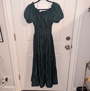 Dark Green Renaissance Dress
